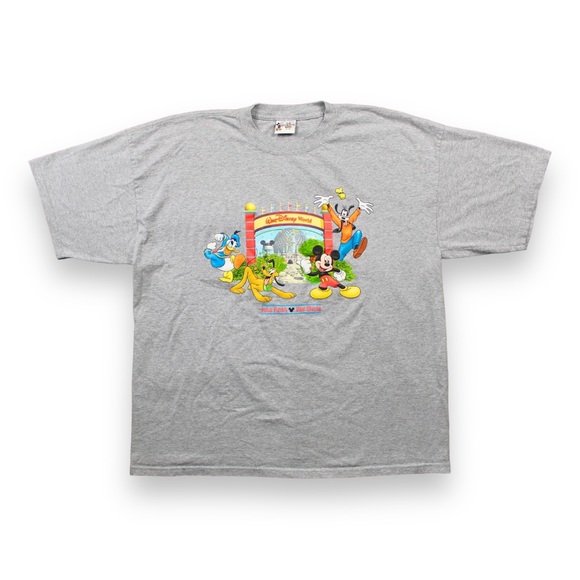 Disney Other - Vintage Walt Disney World Parks “One World” Gray T-Shirt